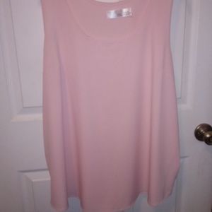 Dressy light pink tank top